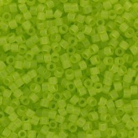 Miyuki delica Beads 11/0 - Matted transparent chartreuse DB-766